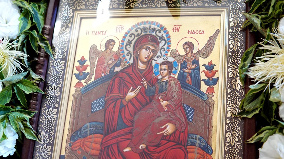 Икона «Всецарица», монастырь Ватопед